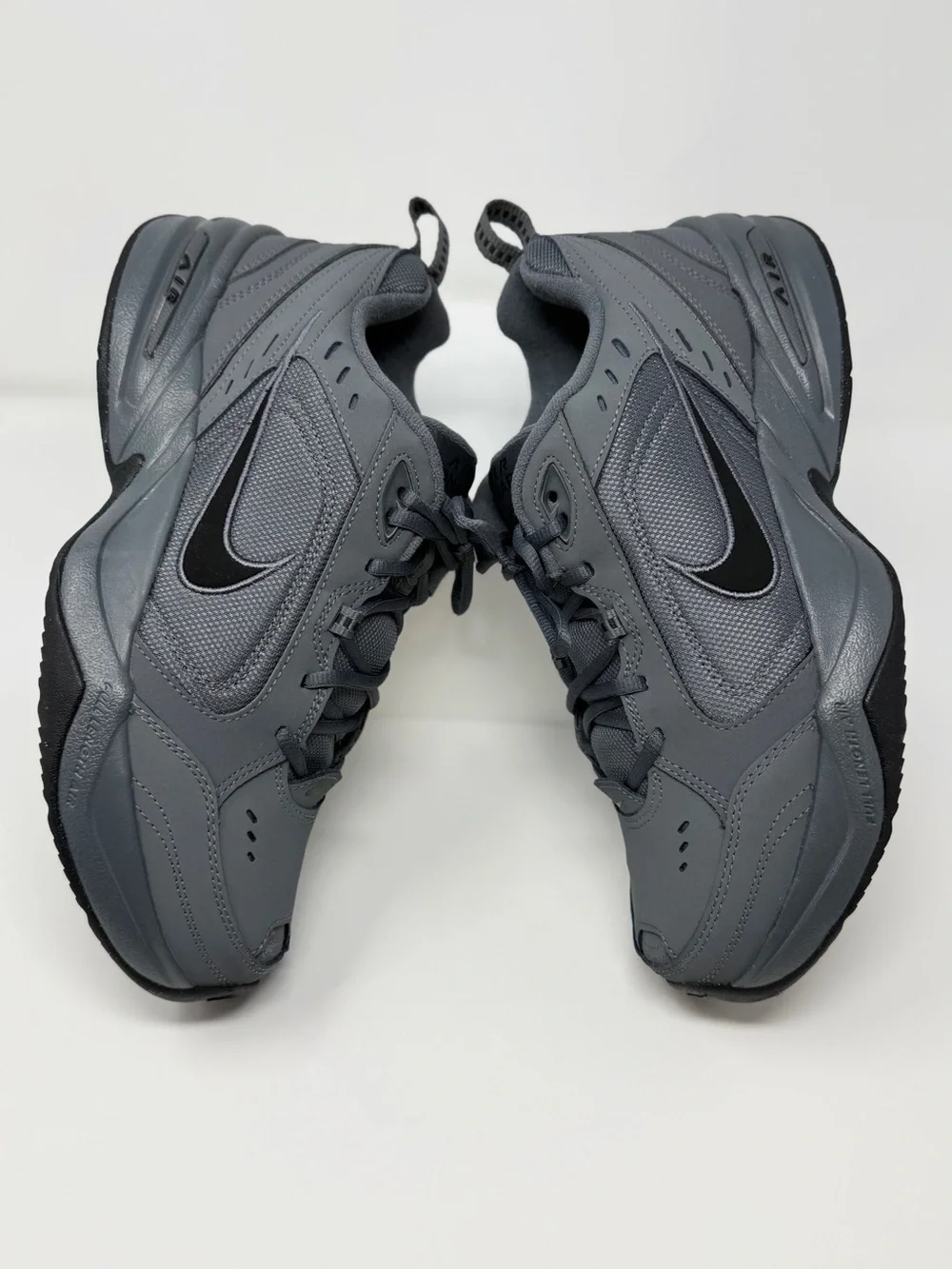 Nike Air Monarch IV Gray Black Sneakers Mens Size 10.5 Athletic Walking Dad Shoe - Picture 11 of 14